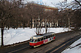 Tatra-T3SU #302 12-го маршрута на проспекте Правды