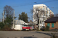 Tatra-T3SU #302 7-го маршрута на улице Лютовской