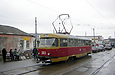 Tatra-T3SU #303 13-го маршрута в Пискуновском переулке возле Центрального рынка