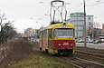 Tatra-T3SU #304 27-го маршрута на улице Академика Павлова