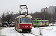 Tatra-T3SU #304 и #3069 20-го маршрута на конечной станции "Улица Новгородская"