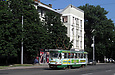 Tatra-T3SUCS #304 12-го маршрута на проспекте Независимости в районе улицы Тринклера
