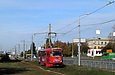 Tatra-T3SUCS #304 20-го маршрута на улице Клочковской в районе улицы Котельниковской