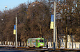 Tatra-T3SU #3069 12-го маршрута на Белгородском шоссе между улицами Макаренко и Деревянко