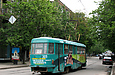 Tatra-T3SU #309 12-го маршрута на улице Мироносицкой сразу за поворотом с улицы Маяковского