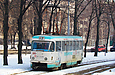 Tatra-T3SU #309 12-го маршрута на проспекте Правды в районе проспекта Ленина