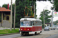 Tatra-T3SU #309 27-го маршрута на улице 1-й Конной Армии возле улицы Александра Невского
