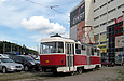 Tatra-T3SUCS #309 5-го маршрута отправился от конечной "Улица Одесская"