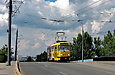 Tatra-T3SUCS #309  6-го маршрута на Московском проспекте следует по Корсиковскому путепроводу