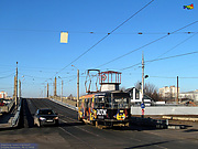 Tatra-T3SUCS #309 8-го маршрута на улице Плехановской перед Балашовским путепроводом