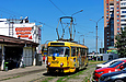 Tatra-T3SU #309 8-го маршрута на конечной "Улица Одесская"
