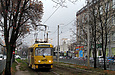 Tatra-T3SUCS #309 6-го маршрута на площади Защитников Украины в районе улицы Богдана Хмельницкого