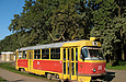 Tatra-T3SU #310 12-го маршрута выезжает с д/ст "Лесопарк"