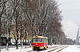 Tatra-T3SU #310 12-го маршрута на улице Сумской возле ДЖД