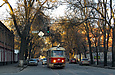 Tatra-T3SU #310 12-го маршрута на улице Тринклера возле перекрестка с улицей Данилевского