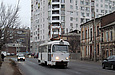 Tatra-T3SU #310 27-го маршрута на улице Грековской в районе Ващенковского переулка