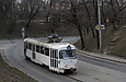 Tatra-T3SU #310 12-го маршрута на проспекте Правды возле перекрестка со спуском Пассионарии