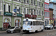 Tatra-T3SU #310 7-го маршрута на улице Университетской перед поворотом на Павловскую площадь