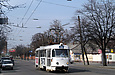 Tatra-T3SU #310 20-го маршрута на улице Конарева между улицами Коцарской и Славянской