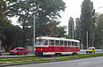 Tatra-T3SUCS #310 6-го маршрута на Московском проспекте в районе перекрестка с улицей Леси Украинки