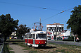 Tatra-T3SUCS #310 27-го маршрута на Московском проспекте напротив улицы Тюринской