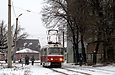 Tatra-T3SUCS #310 6-го маршрута в Салтовском переулке возле улицы Академика Павлова