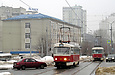 Tatra-T3SUCS #310 20-го маршрута на улице Клочковской возле пробивки Новоивановского моста