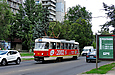 Tatra-T3SU #310 27-го маршрута на улице Плехановской перед перекрестком с улицей Молочной