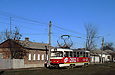 Tatra-T3SUCS #310 6-го маршрута на улице Академика Павлова в районе улицы Сабуровской