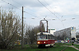 Tatra-T3SUCS #310 маршрута 16-А на улице Академика Павлова возле Партизанского переулка