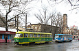 Tatra-T3SU #311 12-го маршрута и #469  на улице Конева недалеко от улицы Полтавский шлях