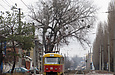 Tatra-T3SU #311 27-го маршрута в начале улицы Академика Павлова