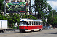 Tatra-T3SU #311 27-го маршрута на улице Москалёвской возле улицы Свет Шахтёра