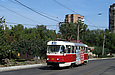Tatra-T3SUCS #311 27-го маршрута на улице Москалевской между улицей Светлановской и улицей Власенко