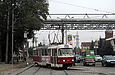Tatra-T3SUCS #311 27-го маршрута поворачивает с улицы Шевченко на улицу Моисеевскую