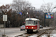 Tatra-T3SUCS #311 27-го маршрута на улице Веринской в районе Моисевского моста
