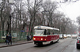 Tatra-T3SUCS #311 12-го маршрута на улице Тринклера в районе проспекта Независимости