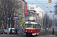 Tatra-T3SUCS #311 27-го маршрута на площади Защитников Украины