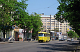 Tatra-T3SU #312 6-го маршрута на Московском проспекте между остановками "улица Никитина" и "улица Богдана Хмельницкого"