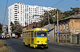 Tatra-T3SU #312 6-го маршрута на улице Грековской в районе улицы Рыбасовской