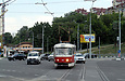 Т3-ВПСт #312 12-го маршрута поворачивает с Клочковского спуска на улицу Клочковскую