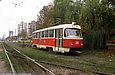 Tatra-T3SU #315 на конечной станции "Проспект Победы"