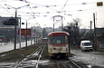 Tatra-T3SU #315 6-го маршрута на улице Академика Павлова около Салтовского переулка