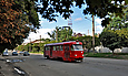 Tatra-T3SU #315 маршрута 27-Б на улице Октябрьской Революции в районе улицы Свет Шахтера