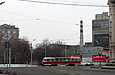 Tatra-T3SUCS #315 20-го маршрута на перекрестке улиц Евгения Котляра и Большой Панасовской