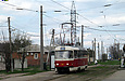 Tatra-T3SUCS #315 27-го маршрута на улице Академика Павлова возле Салтовского переулка
