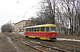 Tatra-T3SU #317 12-го маршрута на улице Сумской возле технического кольца