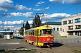 Tatra-T3SU #317 12-го маршрута на улице Сумской отправился от остановки "Детская железная дорога"
