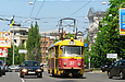 Tatra-T3SU #317 12-го маршрута на проспекте Правды перед поворотом на улицу Тринклера