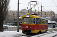 Tatra-T3SU #317 6-го маршрута на улице Академика Павлова возле перекрестка с Механическим переулком